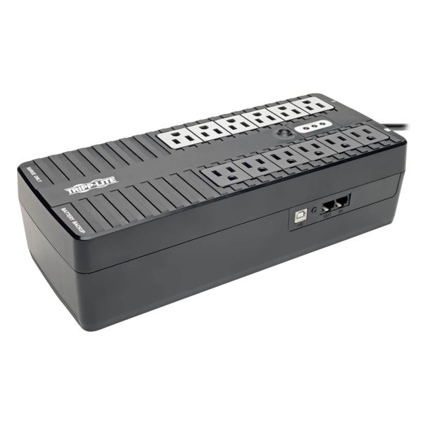 Tripp Lite INTERNET750U UPS No Break Standby Internet Office de 750VA 450W - 12 Tomacorrientes NEMA 5-15R, 120V, 50Hz / 60Hz, USB, clavija 5-15P, Instalación en Pared o Escritorio