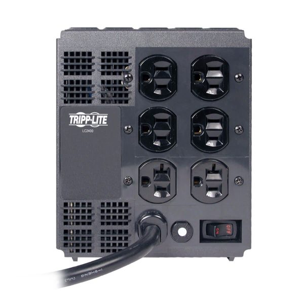 Tripp Lite LC2400 Acondicionador de Línea 2400W 120V con Regulación Automática de Voltaje (AVR), Protección contra Sobretensión de CA, 6 Tomacorrientes - Imagen 2