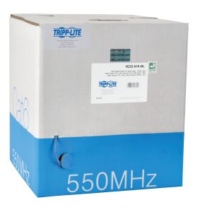Tripp Lite N222-01K-BL Cable Ethernet a Granel de PVC Cat6 UTP Gigabit Núcleo Sólido, Azul, 304.8 m [1000 pies], TAA