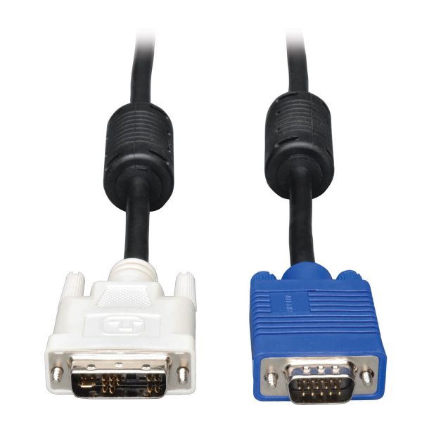 Tripp Lite P556-006 Cable para Monitor DVI a VGA, Cable de Alta Resolución con RGB Coaxial (DVI-A a HD15 M/M), 1.83 m [6 pies] - Imagen 4