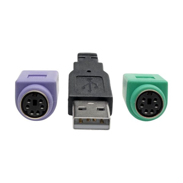 Tripp Lite U219-000-R Adaptador USB a PS/2 - Teclado y Mouse (A M a 2x Mini-Din6 H) - Imagen 3