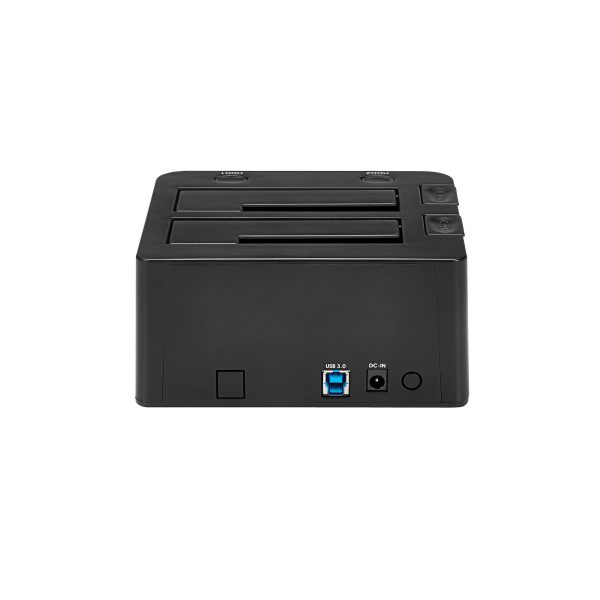StarTech.com Docking Station de 2 Bahías USB 3.0 a SATA - Base de Acoplamiento USB de Discos Duros SSD SATA I/II/III de 2.5/3.5" - de Intercambio en Caliente - Carga Superior - Imagen 4