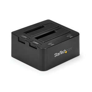 StarTech.com Docking Station de 2 Bahías USB 3.0 a SATA - Base de Acoplamiento USB de Discos Duros SSD SATA I/II/III de 2.5/3.5" - de Intercambio en Caliente - Carga Superior