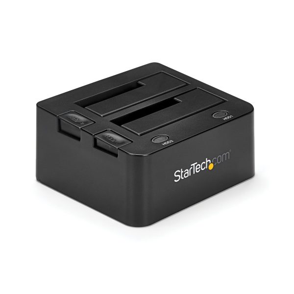 StarTech.com Docking Station de 2 Bahías USB 3.0 a SATA - Base de Acoplamiento USB de Discos Duros SSD SATA I/II/III de 2.5/3.5" - de Intercambio en Caliente - Carga Superior