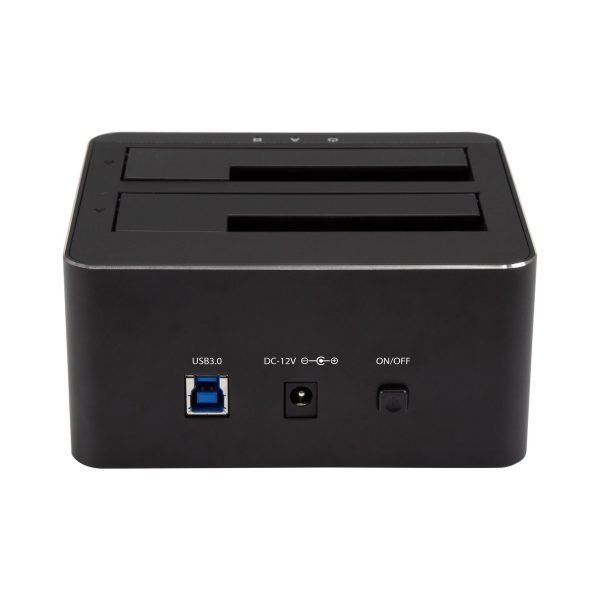 StarTech.com Docking Station USB 3.0 de 2 Bahías SATA de 2.5 o 3.5 Pulgadas para SSD o Disco Duro Base de Conexión para Unidades de Disco - Imagen 2