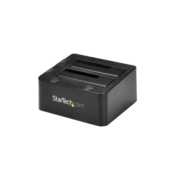 StarTech.com Docking Station de 2 Bahías USB 3.0 a SATA - Base de Acoplamiento USB de Discos Duros SSD SATA I/II/III de 2.5/3.5" - de Intercambio en Caliente - Carga Superior - Imagen 2
