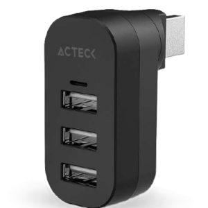 Acteck AC-937078 nodo concentrador USB 2.0 480 Mbit/s Negro