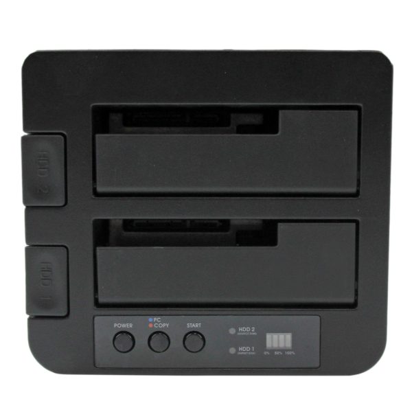StarTech.com Duplicador USB 3.0 (5Gbps) o eSATA de Discos Duros de 2 Bahías, Independiente, Clonador Copiador de SSD o HDD SATA III de 2.5/3.5", Estación de Acoplamiento de HDD - Imagen 2