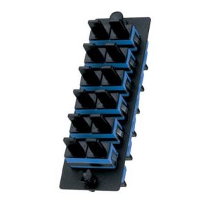 Panduit FAP6WBUDSCZ adaptador de fibra óptica SC Negro, Azul