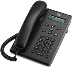 Cisco 3905 teléfono IP Negro 1 líneas