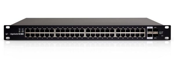 Ubiquiti ES-48-500W dispositivo de redes Gestionado L2/L3 Gigabit Ethernet (10/100/1000) Energía sobre Ethernet (PoE) 1U Negro - Imagen 2
