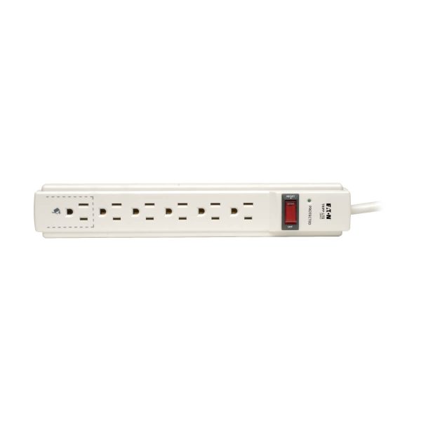 Tripp Lite TLP604TEL Supresor de Sobretensiones de 6 Tomacorrientes, 1.2 m [4 pies] Cable, 790 Joules, Protección para Teléfono/fax/Módem - Imagen 4