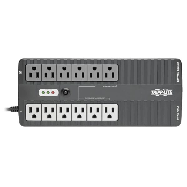 Tripp Lite ECO750UPS UPS No Break Standby de 750VA 450W - 12 Tomacorrientes NEMA 5-15R, 120V, 50/60 Hz, clavija 5-15P, ENERGY STAR, Instalación en Pared o Escritorio - Imagen 4