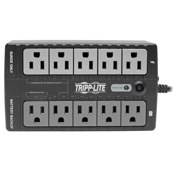 Tripp Lite ECO550UPS UPS No Break Standby de 550VA 300W - 10 Tomacorrientes NEMA 5-15R, 120V, 50/60 Hz, clavija 5-15P, ENERGY STAR, Instalación en Pared o Escritorio - Imagen 2