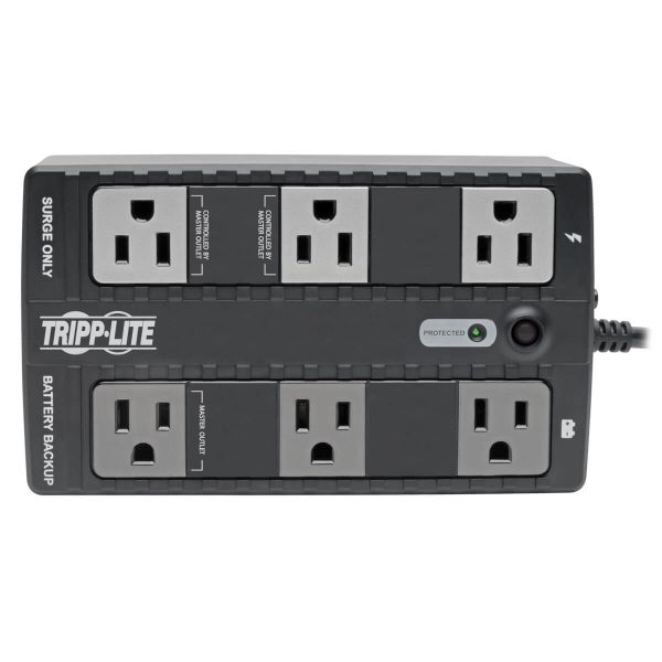 Tripp Lite ECO350UPS UPS No Break Standby de 350VA 210W - 6 Tomacorrientes NEMA 5-15R, 120V, 50 Hz /60 Hz, Clavija 5-15P, ENERGY STAR, Instalación en Pared o Escritorio - Imagen 2