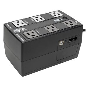 Tripp Lite ECO350UPS UPS No Break Standby de 350VA 210W - 6 Tomacorrientes NEMA 5-15R, 120V, 50 Hz /60 Hz, Clavija 5-15P, ENERGY STAR, Instalación en Pared o Escritorio