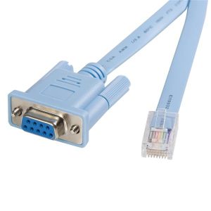StarTech.com Cable 1.8m para Gestión de Router Consola Cisco RJ45 a Serial DB9 - Rollover - Macho a Hembra