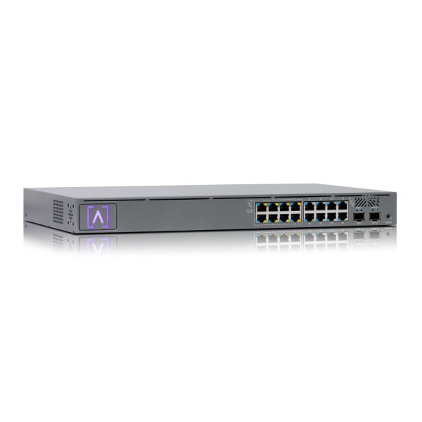 Alta Labs S16-POE dispositivo de redes Gestionado Gigabit Ethernet (10/100/1000) Energía sobre Ethernet (PoE) 1U Gris - Imagen 2