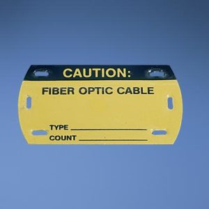 Panduit PST-FO etiqueta sin adhesivo Negro, Amarillo