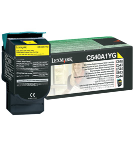 Lexmark C540A1YG cartucho de tóner 1 pieza(s) Original Amarillo