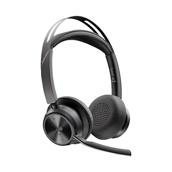 Poly Auriculares Voyager Focus 2 USB-C-C con certificación Microsoft Teams + adaptador USB-C/A - Imagen 2