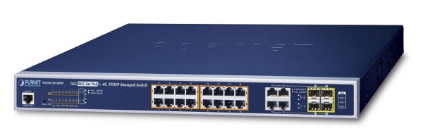 PLANET WGSW-20160HP dispositivo de redes Gestionado L2+ Gigabit Ethernet (10/100/1000) Energía sobre Ethernet (PoE) 1U Negro - Imagen 2