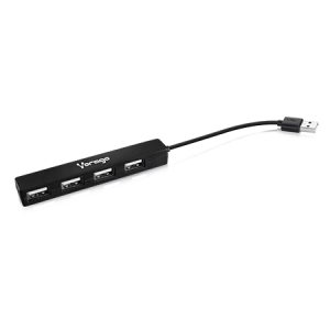 Vorago HU-100 nodo concentrador 480 Mbit/s Negro