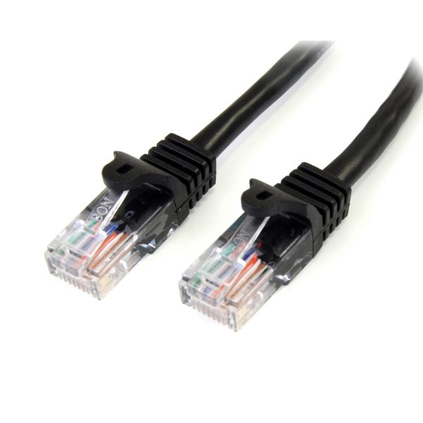 StarTech.com Cable de 3m Negro de Red Fast Ethernet Cat5e RJ45 sin Enganche - Cable Patch Snagless - Imagen 4