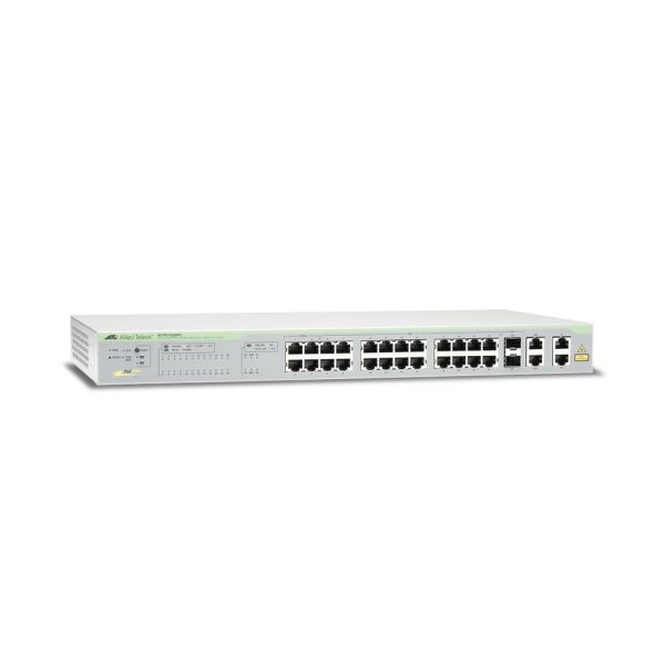 Allied Telesis AT-FS750/28PS-10 dispositivo de redes Gestionado Fast Ethernet (10/100) Energía sobre Ethernet (PoE) 1U Gris - Imagen 2