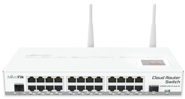 Mikrotik CRS125-24G-1S-2HND-IN router inalámbrico Gigabit Ethernet Doble banda (2,4 GHz / 5 GHz)