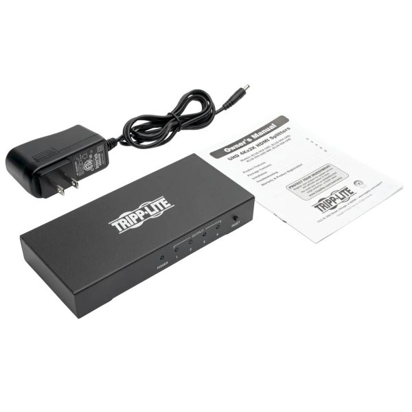 Tripp Lite B118-004-UHD Divisor de 4 Puertos HDMI de 4K – Ultra HD 4096 x 2160 (4K x 2K) @ 30 Hz - Imagen 2