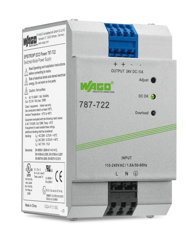 Wago 787-722 unidad de fuente de alimentación 120 W Gris - Imagen 2