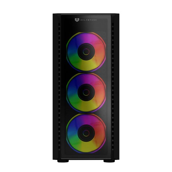 Balam Rush Dragonfly II Crystal GM745s Midi Tower Negro - Imagen 4