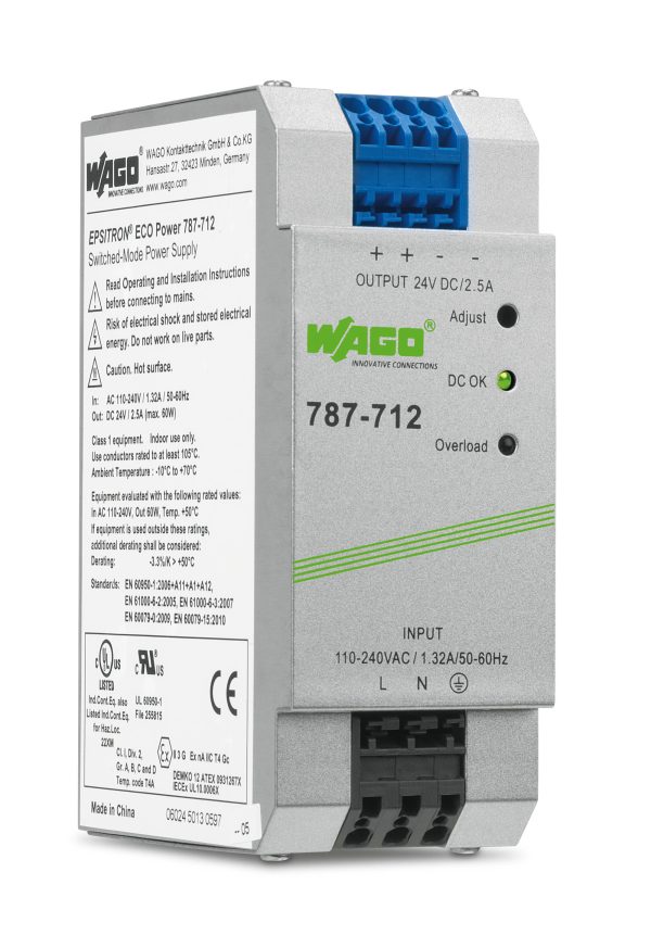 Wago 787-712 unidad de fuente de alimentación 60 W Gris - Imagen 2