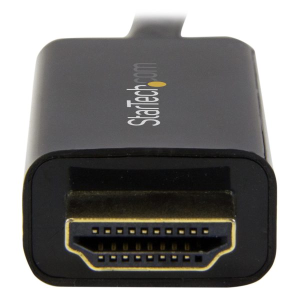 StarTech.com Cable Convertidor DisplayPort a HDMI de 2m - Color Negro - Ultra HD 4K - Imagen 3