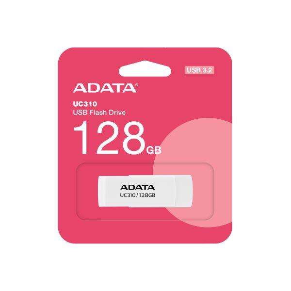 ADATA UC310 unidad flash USB 128 GB USB tipo A 3.2 Gen 1 (3.1 Gen 1) Blanco - Imagen 2