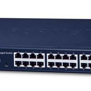 PLANET GS-4210-24T2S dispositivo de redes Gestionado L2 Gigabit Ethernet (10/100/1000) 1U Azul