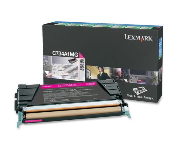 Lexmark C734A1MG cartucho de tóner 1 pieza(s) Original Magenta - Imagen 2