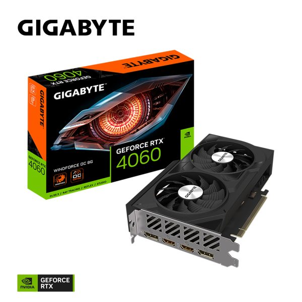 GIGABYTE GeForce RTX 4060 WINDFORCE OC 8G NVIDIA 8 GB GDDR6 - Imagen 2