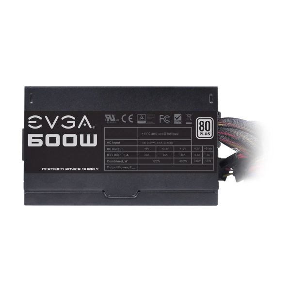 EVGA 100-W1-0600-K1 unidad de fuente de alimentación 600 W 24-pines ATX Negro - Imagen 2
