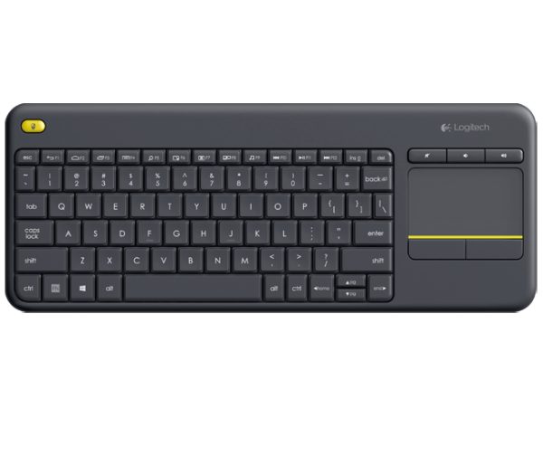 Logitech K400 Plus teclado Oficina RF inalámbrico Negro - Imagen 2