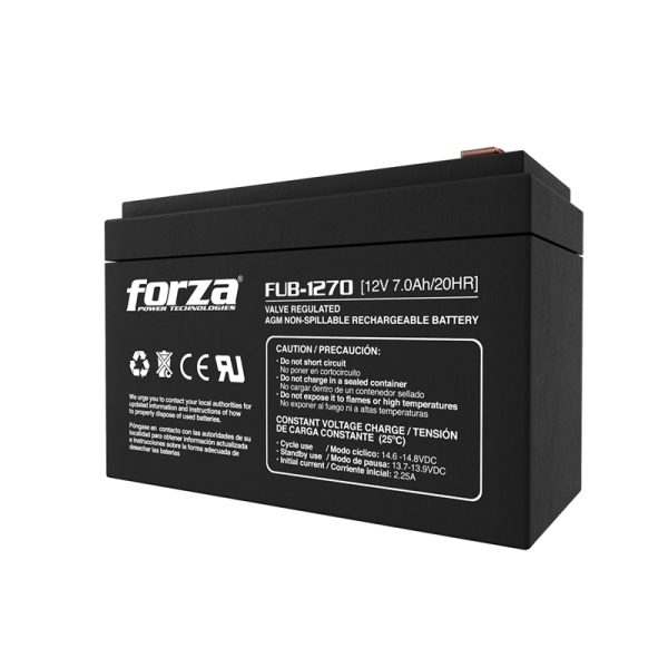 Forza FUB-1270 batería para sistema UPS Sealed Lead Acid (VRLA) 12 V 7 Ah - Imagen 2