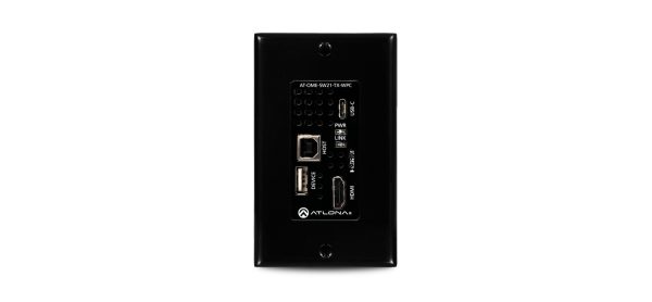 Atlona AT-OME-SW21-TX-WPC extensor de audio/video Transmisor AV Negro, Blanco - Imagen 3