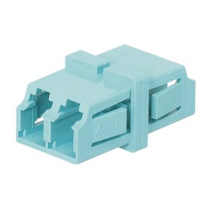 Panduit FADSLCZAQ-L cambiadores de género de cables LC-Duplex Color aguamarina