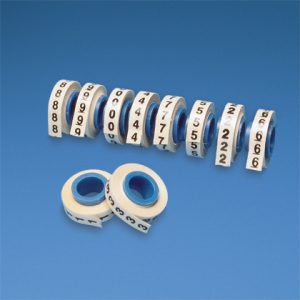 Panduit PMDR-0-9 cinta para impresora de etiquetas Negro sobre blanco