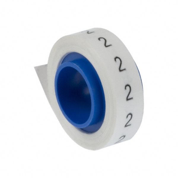 Panduit PMDR-2 soporte para manguito de identificación de conductores Negro, Blanco 1 pieza(s) - Imagen 2