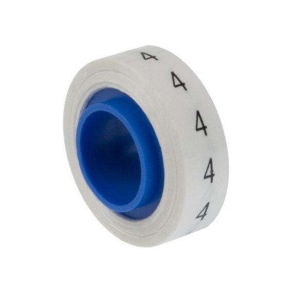 Panduit PMDR-4 soporte para manguito de identificación de conductores Negro, Blanco 1 pieza(s) - Imagen 2