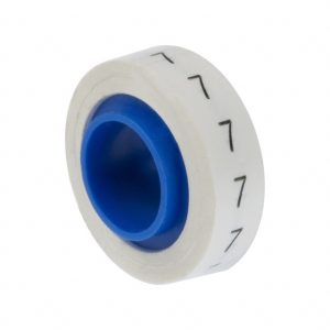 Panduit PMDR-7 soporte para manguito de identificación de conductores Negro, Blanco 1 pieza(s)