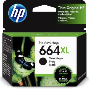 HP Cartucho original de tinta negra de alto rendimiento 664XL Advantage