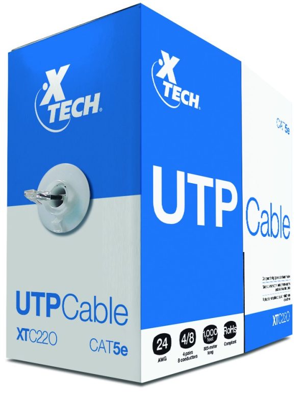 Xtech XTC-220 cable de red 305 m Cat5e U/UTP (UTP) - Imagen 3